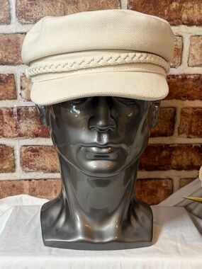 Cream Fisherman Cap Coastal Grandma Parisian Newsboy Hat Neutral Baker Boy